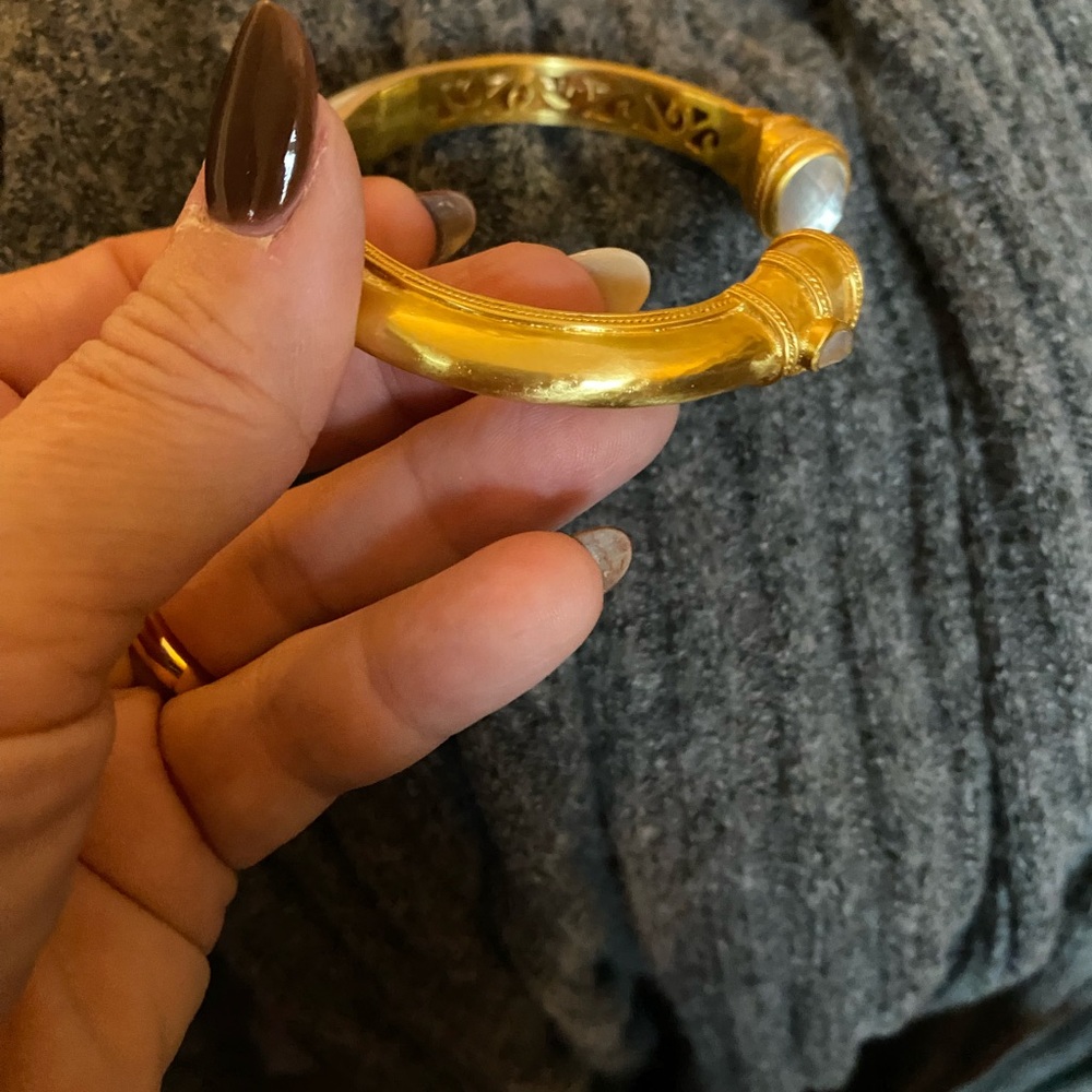 Julie Vos Gold Bracelet with White Accents - Picture 4 of 4